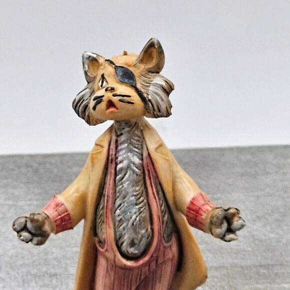 Vintage Hand-painted Fontanini Depose Italy Pirate Cat Figurine Collectible - Picture 10 of 10